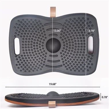 Ergonomics Anti Faigue Balance Board, Standing Desk Balance Board, Sit Stand Desk Mat Balancing Mat